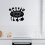 Wallity Cocina Con Amor Escultura de pared